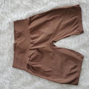 Free People Good Karma Bike Shorts Moonrock